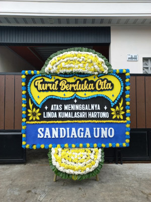 Papan Bunga Duka di Sedong